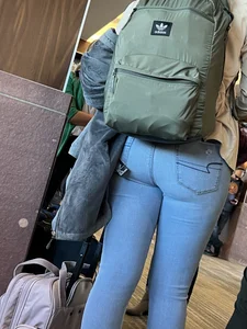 Long leg milf at the airport