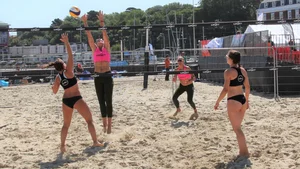 Weymouth beach volleyball girls 2018
