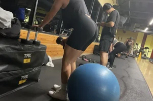 big booty in leggings shorts