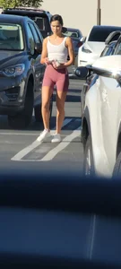 Elite camel toe on display in parking lot
