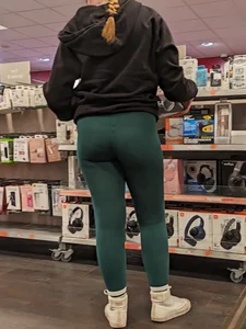 Green chubby butt