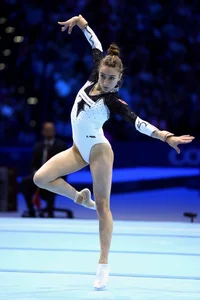 Candid gymnasts