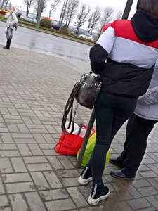 Nice Little Booty in Tight Black Jeans Candid