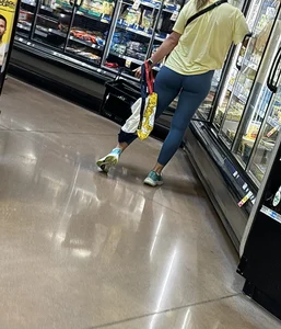 Cute Blonde Shopping