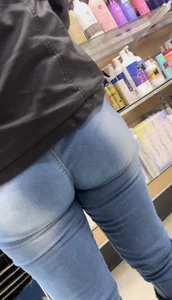 Cute college girl & latina in tight jeans