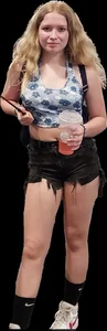 Teen girls in jeans and denim shorts creepshots collection