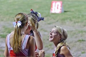 Candid cheerleaders