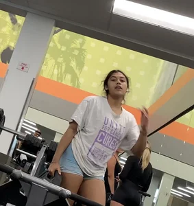TEEN NO PANTIES SEE THROUGH LEGGINGS, PUSSY EXPOSED  TIER
