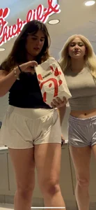 College Chick-Fl-A Short Shorts Huge Tits Blonde Sorority Girl More In Comments