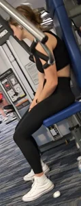 Sexy Ass College Girls in the Gym