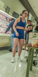 Asian gym shorts shopping (oc)