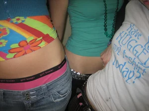 Girls Bellies Party Creepshot