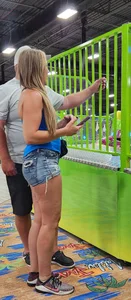 Cute Blonde Milf in shorts