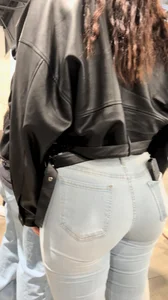 Latina with a Nice Ass in Tight Dyed Jeans (OC)