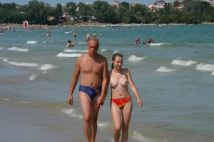 Sexy girls on nude beach Promorsk in Bulgaria