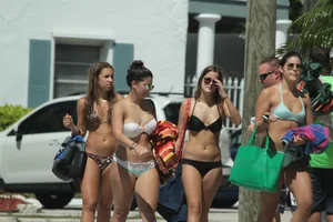 Riviera Beach, Florida tons of sexy bikini babes