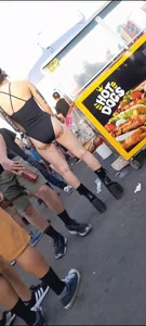 Goth cheeks at music festival    [MEGAPOST]