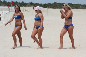 Bunch of sexy lifeguard tournament girls from 2013