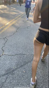 Cheeks hanging out tight shorts