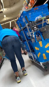 Walmart Worker With Ass
