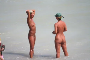 Continesti nude beach girls in Romania