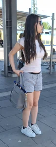 Hot busty asian with bonus blonde friend with amazing ass