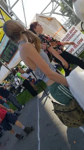 Candid tits and pokies