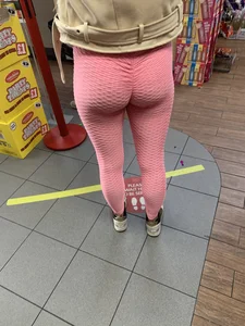 Pink spandex teen