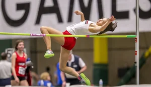 Canadian girls at an Alberta track and field tournament