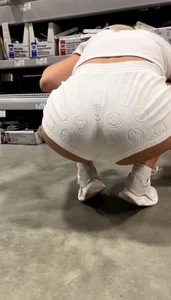 Struck gold cheeks out bending over