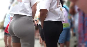 GRAY SHORTS CAUGHT ON THIS BEAUTIFUL ASS (NOT OC)