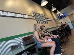 Blondie at wing stop (oc)