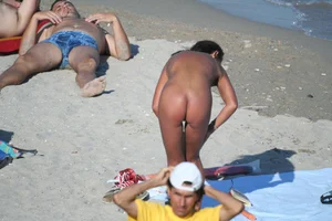 Continesti nude beach girls in Romania