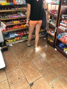 Petite fit milf bent over