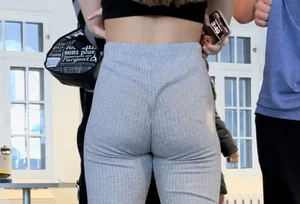 Pt.2 SUPER TIGHT college blonde in tight sweatpants