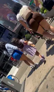 Dominican FAT ASS in brown could NOT resist