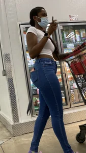 Sexy Ebony with Hips, Ass, and Leggggggggs!
