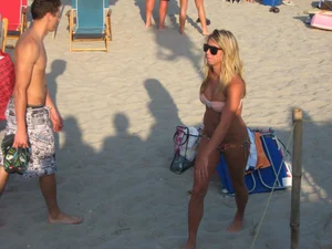 Mix of candid girls at the beach and in bikinis