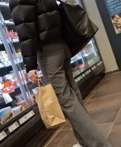 Skinny blonde with tight ass