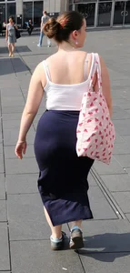 BBW in this tight dress