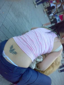 Huge collection of whale tails, ass cracks and panty peeks in public