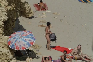 Sexy mature girls on Vilanova topless beach