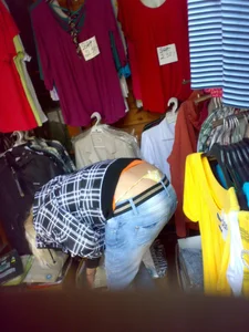 Huge collection of whale tails, ass cracks and panty peeks in public