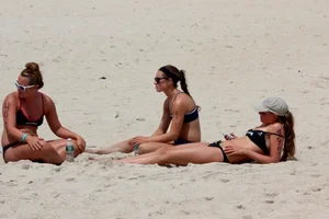 Bunch of sexy lifeguard tournament girls from 2013