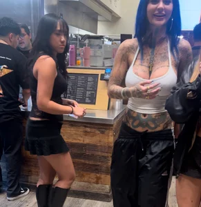 Tattoed Babe with Perky Tits