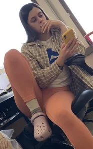Cute girl in leggings