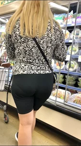 Blonde Mum In Leggings OC