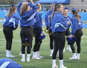 Candid cheerleaders