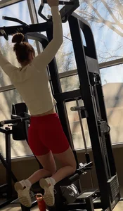College Gym Girls (PART 40) RED SHORTS Edition