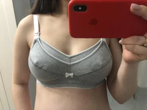 Boobs in Bra Mirror Closeup Selfie